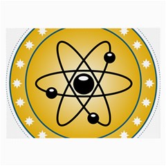 Atom Symbol Glasses Cloth (large) by StuffOrSomething