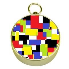 Mod Geometric Gold Compass by StuffOrSomething