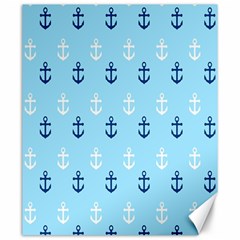 Anchors In Blue And White Canvas 20  X 24  (unframed) by StuffOrSomething