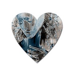 Feeling Blue Magnet (heart) by FunWithFibro