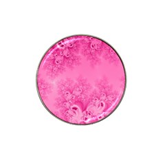 Soft Pink Frost Of Morning Fractal Golf Ball Marker 10 Pack (for Hat Clip) by Artist4God