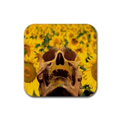 Sunflowers Drink Coaster (square) by icarusismartdesigns