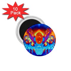 Escape From The Sun 1 75  Button Magnet (10 Pack) by icarusismartdesigns