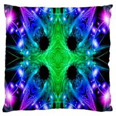 Alien Snowflake Large Cushion Case (single Sided)  by icarusismartdesigns