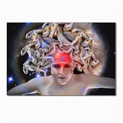 Medusa Postcards 5  X 7  (10 Pack) by icarusismartdesigns