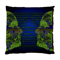 Binary Communication Cushion Case (two Sided)  by StuffOrSomething