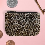 Chocolate Leopard  Coin Change Purse Front