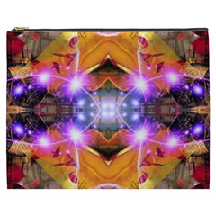 Abstract Flower Cosmetic Bag (xxxl) by icarusismartdesigns