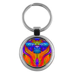 Lava Creature Key Chain (round) by icarusismartdesigns