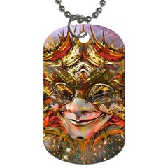 Star Clown Dog Tag (one Sided) by icarusismartdesigns