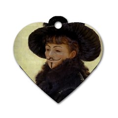 Kathleen Anonymous - James Tissot, 1877 Dog Tag Heart (one Side) by AnonMart