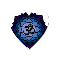 Ohm Lotus 01 Magnet (heart) by oddzodd