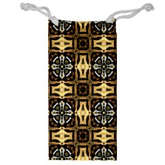 Faux Animal Print Pattern Jewelry Bag by GardenOfOphir