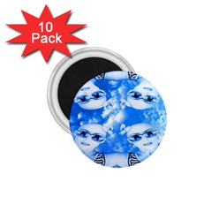 Skydivers 1 75  Button Magnet (10 Pack) by icarusismartdesigns