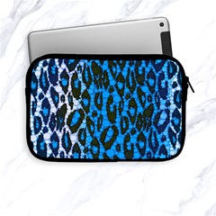 Florescent Blue Cheetah  Apple Ipad Mini Zippered Sleeve by OCDesignss