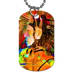 Robot Connection Dog Tag (one Sided) by icarusismartdesigns