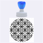 Faux Animal Print Pattern Rubber Round Stamps (Large) 1.875 x1.875  Stamp