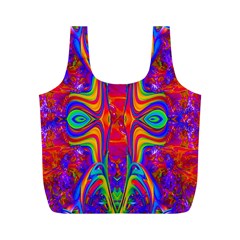 Abstract 1 Full Print Recycle Bags (m)  by icarusismartdesigns