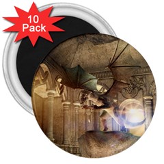The Dragon 3  Magnets (10 Pack)  by FantasyWorld7