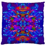 Abstract 4 Standard Flano Cushion Cases (One Side)  Front