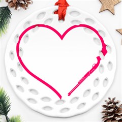 Customizable Shotgun Heart Ornament (round Filigree)  by CraftyLittleNodes