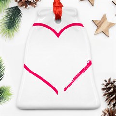 Customizable Shotgun Heart Ornament (bell)  by CraftyLittleNodes