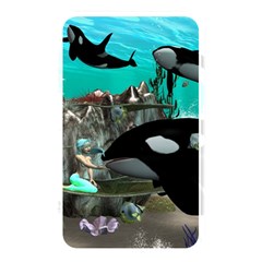 Cute Mermaid Playing With Orca Memory Card Reader by FantasyWorld7
