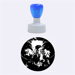 Wonderful Horses In The Universe Rubber Round Stamps (medium) by FantasyWorld7