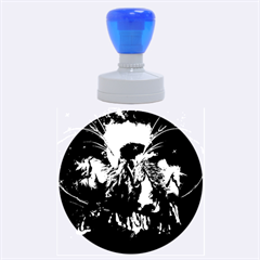 Wonderful Horses In The Universe Rubber Round Stamps (large) by FantasyWorld7