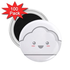 Kawaii Cloud 2 25  Magnets (100 Pack)  by KawaiiKawaii
