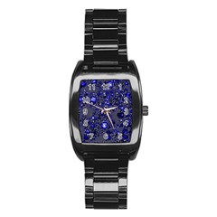 Sci Fi Fantasy Cosmos Blue Stainless Steel Barrel Watch by ImpressiveMoments