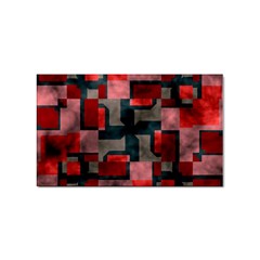 Textured Shapes Sticker (rectangular) by LalyLauraFLM