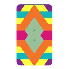 Colorful Rhombus And Stripes Memory Card Reader (rectangular) by LalyLauraFLM