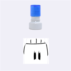 Purp Baby Bottle Rubber Round Stamps (small) by grimelab