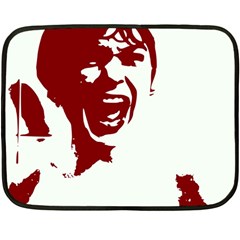 Psycho Double Sided Fleece Blanket (mini)  by icarusismartdesigns