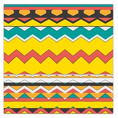 Zig Zag Satin Scarf by LalyLauraFLM