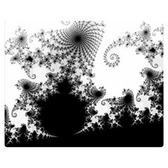 Fractal Double Sided Flano Blanket (medium)  by trendistuff