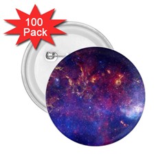 Milky Way Center 2 25  Buttons (100 Pack)  by trendistuff