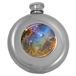 EAGLE NEBULA Round Hip Flask (5 oz) Front