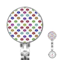 Fantasy Angry Birds Drawings Pattern Stainless Steel Nurses Watches by dflcprints