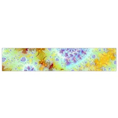 Golden Violet Sea Shells, Abstract Ocean Flano Scarf (small) by DianeClancy