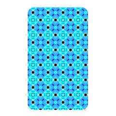 Vibrant Modern Abstract Lattice Aqua Blue Quilt Memory Card Reader by DianeClancy