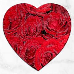 Red Roses Love Jigsaw Puzzle (heart) by yoursparklingshop