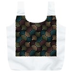 Glowing Abstract Full Print Recycle Bags (L)  Back