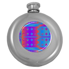 Triangles Gradient                                                             			hip Flask (5 Oz) by LalyLauraFLM