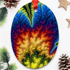 Amazing Special Fractal 25a Ornament (oval)  by Fractalworld