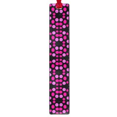Dots Pattern Pink Large Book Marks by BrightVibesDesign