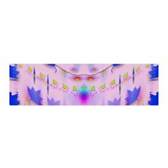 Rainbows And Leaf In The Moonshine Satin Scarf (oblong) by pepitasart