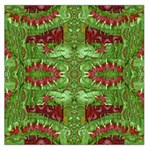 Bleeding Hearts Forest Large Satin Scarf (Square) Front