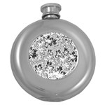 Amazing Fractal 31 A Round Hip Flask (5 oz) Front